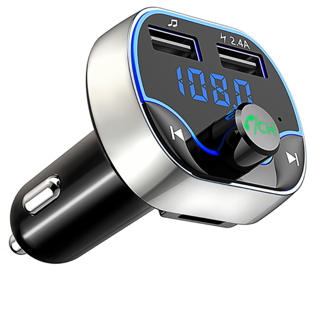 Bluetooth Wireless Car FM Transmitter AUX Stereo Receiver Adapter 2 USB  Charger